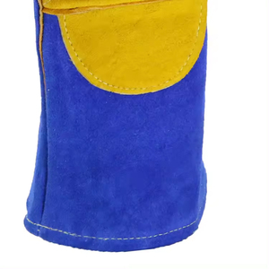 Gants de soudage en cuir de vache de qualité supérieure, cuir souple, anti-usure, gants de soudeur, protection des mains pour le travail industriel, gants de sécurité pour le travail - Product Image 6
