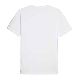 Camiseta personalizada de buena calidad 200gsm 100% algodón liso gota hombro cuello redondo hombres camiseta de secado rápido de gran tamaño para mujeres - Product Image 1