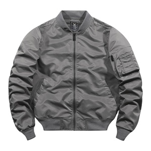 Chaqueta Bomber de satén de alta calidad al por mayor para hombre, nuevo diseño personalizado, bordado, franelas transpirables, Letterman, a prueba de viento, Invierno - Product Image 5