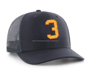 Trucker hat Bảng chữ cái 3D thêu logo lưới trở lại clastic đóng cửa cho người đàn ông phụ nữ thường hoạt động ngoài trời Việt Nam hat nhà sản xuất - Product Image 3