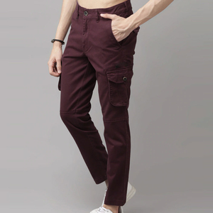 Pantalon cargo homme personnalisé tendance, taille haute, 100% polyester, toile légère, respirant, écologique, décontracté, facile à laver - Product Image 2