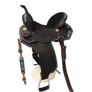 Sillín ligero occidental perfecto para carreras de barriles y cuerdas - Product Image 1