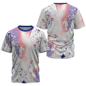 Stylish <b>Men</b> Casual T Shirt 100 Percent Polyester Sublimated Printed Custom Streetwear Clothing - Product Image 5