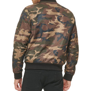 Nouvelle Veste Bomber Homme Imperméable Style Camouflage Hiver Aviateur Col Côtelé Grande Taille Personnalisée - Product Image 3