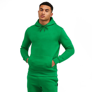Survêtements surdimensionnés 300 g/m² avec logo personnalisé, en molleton épais uni, pour le jogging, sweats à capuche pour hommes, vente en gros OEM - Product Image 6