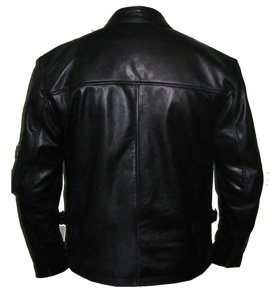 Chaqueta Bomber de Piel de Oveja de Alta Calidad para Hombre, con Cuello Alto, Impermeable, Transpirable, Resistente al Viento y Ecológica, Estilo Urbano - Product Image 3
