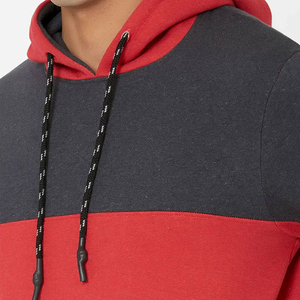 Custom Logo Front Solid Winter Fleece Hoodies Polyester/Cotton Blend Breathable Quick Dry Casual <b>Pullover</b> <b>Men</b> - Product Image 5