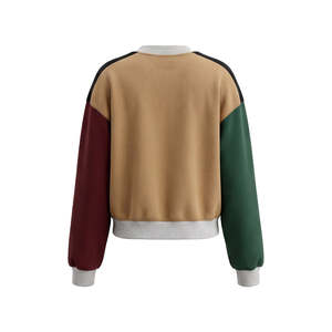 เสื้อสเวตเชิ้ตผู้หญิงแบบกำหนดเอง - บล็อกสีหลากหลาย - เสื้อที่สามารถปรับแต่งได้ - Product Image 2