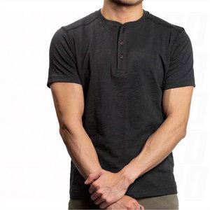 เสื้อยืดเฮนลีย์ผู้ชาย ทรงสบาย ดีไซน์ทันสมัย ผ้าฝ้ายพรีเมียม ใส่สบายทุกวัน ระบายอากาศได้ดี น้ำหนักเบา แขนยาว แบบสั้น - Product Image 1