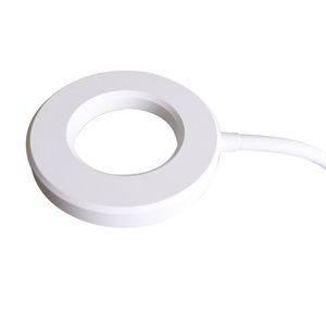 Lampada da Scrivania LED Moderna con Clip Flessibile, Alluminio Bianco Opaco, Alimentazione USB - Product Image 2