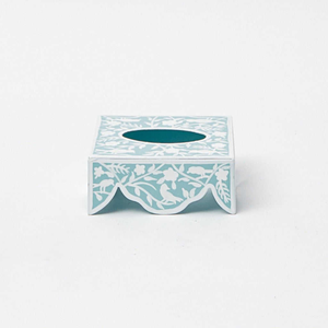Porte-serviettes en os naturel fait main, écologique, boîte à serviettes, porte-mouchoirs, pour mariage, taille personnalisée, origine indienne - Product Image 1