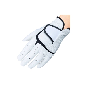 Gant de golf respirant personnalisé pour gaucher en cuir Cabretta, doigts perforés, fermeture Velcro réglable, OEM VN - Product Image 3