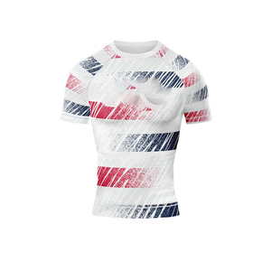 Camiseta de Compresión Unisex de Alto Rendimiento - Tejido de Spandex/Poliéster Transpirable de Secado Rápido y Duradero para Artes Marciales - Product Image 2