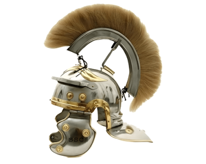 Réplique de casque impérial gaulleis artisanal en fer/acier doux, calibre 18, armure médiévale, personnage de film/TV, reconstitution romaine - Product Image 3