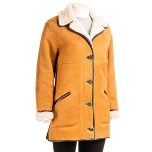 Chaqueta Casual de Cuero Genuino para Mujer, Talla Grande, con Bordado Personalizado, Logotipo y Opciones de Color, Venta al Por Mayor OEM - Product Image 1