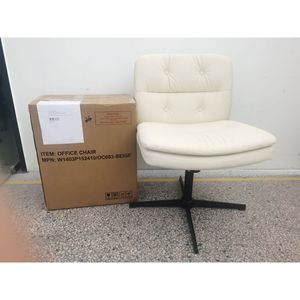 Sedia da Ufficio Grande Senza Braccioli per Casa e Ufficio, Sedia da Toeletta Senza Ruote - Product Image 2