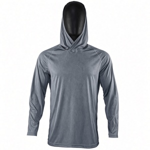 Sweat à capuche de pêche personnalisé 100 % polyester pour homme, chemise de pêcheur, vêtements de sport personnalisés, vêtements de sport d'extérieur, pull de sport anti-humidité - Product Image 1
