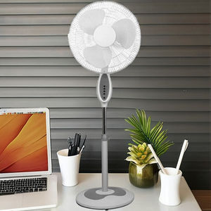 Ventilador de Pie Inteligente de 16 Pulgadas con Motor de Cobre de 18 mm, 3 Velocidades, Aspas de PP de 400 mm, Oscilación, Rejilla de Alambre, Aprobado por CE, Enchufe BS, Uso Doméstico ST 5 - Product Image 1