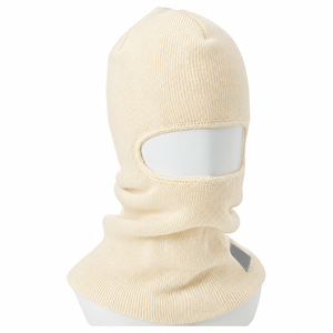 Ice Blue Knitted Full Face Balaclava Mask Winter Thermal Hood <b>Neck</b> <b>Cover</b> Outdoor Workwear Protective Headwear Warehouse Uniform - Product Image 4
