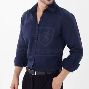 Camisas de Algodón para Hombre a la Moda, Tejido de Algodón Transpirable, Camisas de Algodón para Hombre, Estilo Casual para el Día a Día - Product Image 3