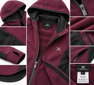 <b>Hoodies</b>, Sweatshirts & Mid-Layers <b>Horse</b> Riding Wear | Maroon Black Six Color Variations | Manufacturer OEM ODM | X Sports City | - Product Image 6