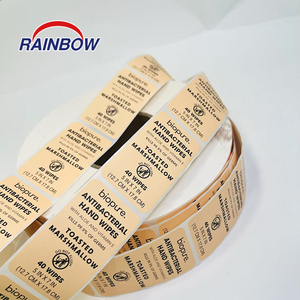 Étiquette adhésive imperméable personnalisée pour boissons gazeuses en vinyle, impression de logo/marque, épaisseur personnalisée - Product Image 5
