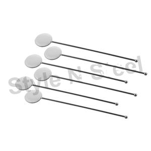 Cuchara coctelera de acero inoxidable, cuchara de barra con patrón en espiral, cubiertos para revolver jugo y cócteles, juego de vajilla esencial - Product Image 2