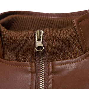 Latest Design Reasonable Price Men <b>Winter</b> <b>Jacket</b> Premium Quality Top Selling Men Leather <b>Jacket</b> Made In Pakistan - Product Image 3