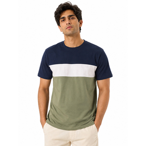 Camiseta de Cuello Redondo 100% Algodón, Personalizable con el Logotipo de su Marca, de Alta Calidad OEM 2026, Camiseta Lisa para Hombre, Camisetas Casuales para Hombre - Product Image 1