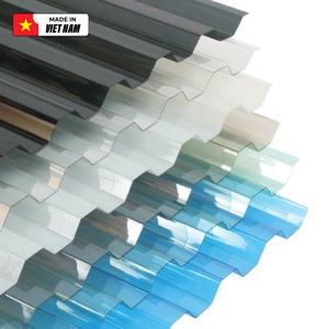 Panneau en polycarbonate ondulé à prix d'usine, anti-UV, haute transparence, incassable, facile à installer pour couverture de patio - Product Image 2