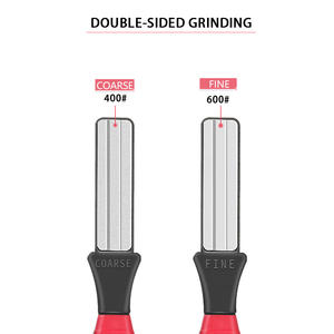 Многофункциональная портативная Алмазная точилка для рыболовных крючков с двойной насадкой и канавкой, предназначенная для рыболовов и занятий спортом на открытом воздухе - Product Image 2