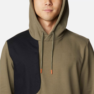 Sudadera con Capucha Personalizada de Dos Tonos, Estilo Urbano, de Algodón y Felpa, para Invierno, con Logotipo Frontal, Bolsillo Oculto, Ropa Urbana, OEM/ODM - Product Image 3