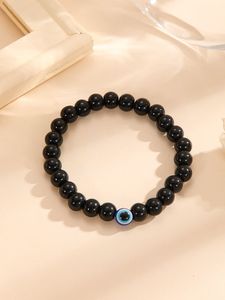 Bracelet élastique fait main en perles de résine, bijou cadeau pour femme, mode décontractée au quotidien - Product Image 6