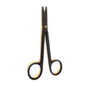 Tijeras Quirúrgicas Mayo de Acero Inoxidable Alemán con Recubrimiento Negro de MEDIHEAL SURGICAL CORPORATION, de la Mejor Calidad, Rectas, 16 cm, Clase I - Product Image 1
