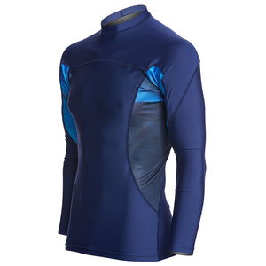 Durable 240GSM Breathable BJJ Rash Guard Long Sleeve MMA <b>Compression</b> <b>Shirt</b> Professional Grappling Wear Quick Dry Customizable - Product Image 1