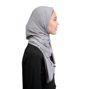 ผ้าคลุมศีรษะฮิญาบแบบเรียบคุณภาพสูงสำหรับผู้หญิง เนื้อผ้านุ่มลื่น ระบายอากาศได้ดี ผ้าคลุมศีรษะอิสลาม ผู้ผลิตขายส่ง - Product Image 4