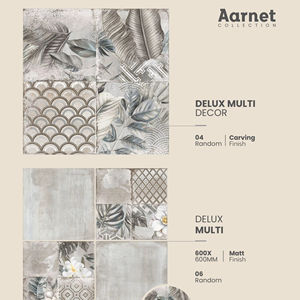 Carrelage en porcelaine texturé à finition mate, format 60x60 cm, conçu pour des applications architecturales élégantes au sol. - Product Image 1