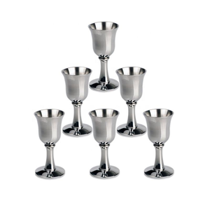 Juego de 6 Vasos de Chupito de Acero Inoxidable, Vasos de Vino Mini de 10 ml y 12 ml para Moutai - Product Image 2