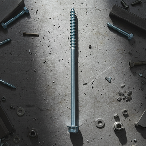 Vis à tête hexagonale métrique en acier au carbone zingué à haute résistance classe 4.8 et 6.8, filetage partiel, M6-M12 PDC - Product Image 1