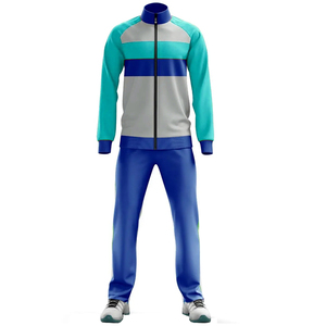 Survêtement unisexe à capuche avec blocs de couleur, fermeture éclair intégrale, séchage rapide, respirant, en polyester, coupe sportive, pour l'hiver - Product Image 4