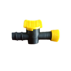 Válvula de control de flujo de agua de 16 mm para riego, grifo plano en línea, conector recto para tubería plana, herramienta para granjas e invernaderos - Product Image 2