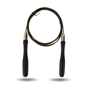 Cuerda de Saltar Ajustable de Goma con Asas Negras, Equipo de Ejercicio Duradero para Gimnasio en Casa, Diseño Portátil Unisex para Fortalecimiento Muscular - Product Image 1