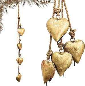 Campana Colgante Navideña de Metal con Encanto Vintage para Decoración Festiva Navideña - Product Image 6