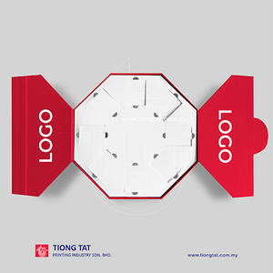 OEM Boîte cadeau de luxe en papier kraft ondulé personnalisable Sac d'emballage pliable en stock prêt UV Avantage Utilisation industrielle commerciale - Product Image 2