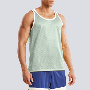Camiseta sin Mangas para Hombre con Logotipo y Color Personalizados, Transpirable, para Vacaciones en la Playa, Chaleco sin Mangas para Hombre - Product Image 4