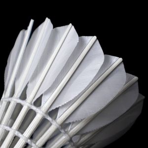 Professional VinaStar Exporting Grade Tournament Level Shuttlecock Natural White Goose Feather Stable 3-Layer <b>Badminton</b> Ball - Product Image 5