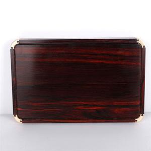 Plateau de service en bois massif de luxe, idéal pour le thé, le café et les aliments – Nouveauté très prisée - Product Image 6