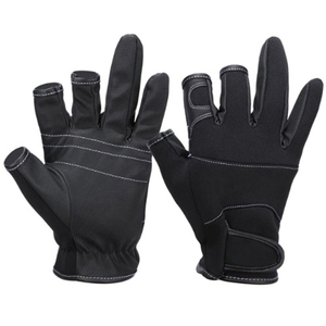 Men's Women's Fingerless Fly Fishing <b>Gloves</b> Breathable Lightweight Stretch Anti-Uv Reflective Printing Sun Protection Outdoor - Product Image 4