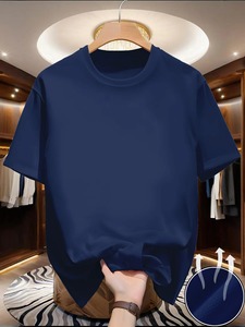 เสื้อยืดผู้ชายสตรีทแวร์แห้งเร็ว ขนาดและสีตามสั่ง น้ำหนักเบา คุณภาพสูง ดีไซน์ใหม่ เสื้อยืดแบบสั่งทำ - Product Image 6