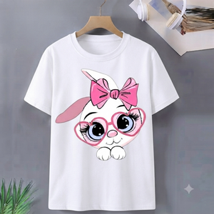 Camiseta de Cuello Redondo para Mujer, Corte Regular, Manga Larga, Casual, Lisa, Antipilling, Tejido de Punto de Poliéster/Algodón, Secado Rápido - Product Image 1